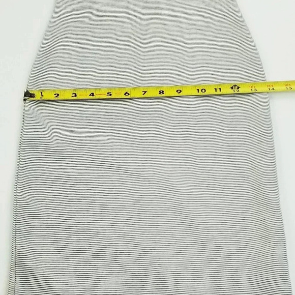 Zara Trafaluc Size Small Black White Stripe Pull On Knee High Women's Tank Dress - Picture 3 of 8